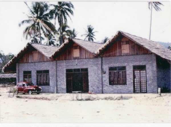 Earlier view of Atma Alam Batik Art Village grounds
