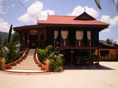 Compound and field area at Beras Terbakar Padang Matsirat