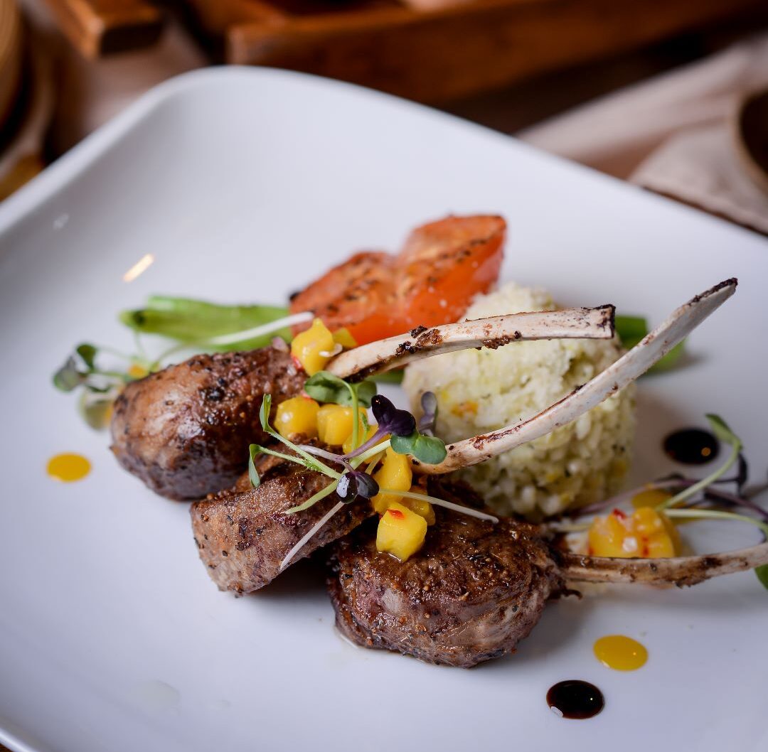 Plated dishes at La Sal Restaurant Langkawi
